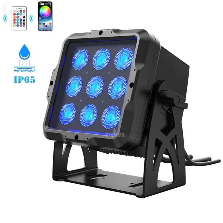 9x15w Battery Powered Par Lights