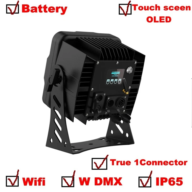 9x15w Battery Powered Par Lights